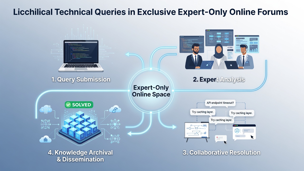 Tracing the Lifecycle of Technical Queries in Expert-Only Online Spaces